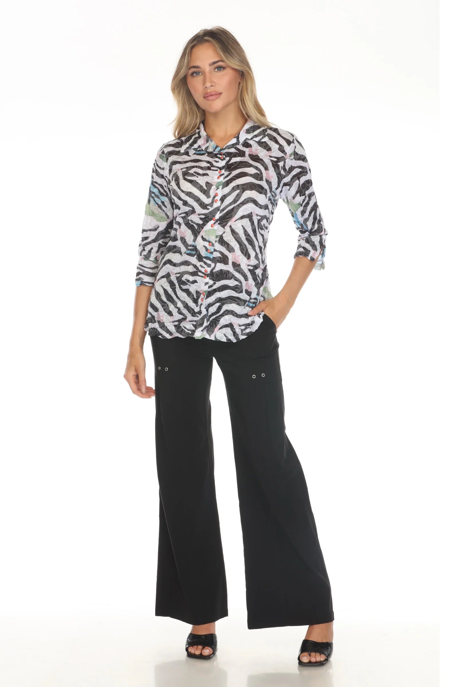 Sabrina Shirt - Stripe Splash - Image 3