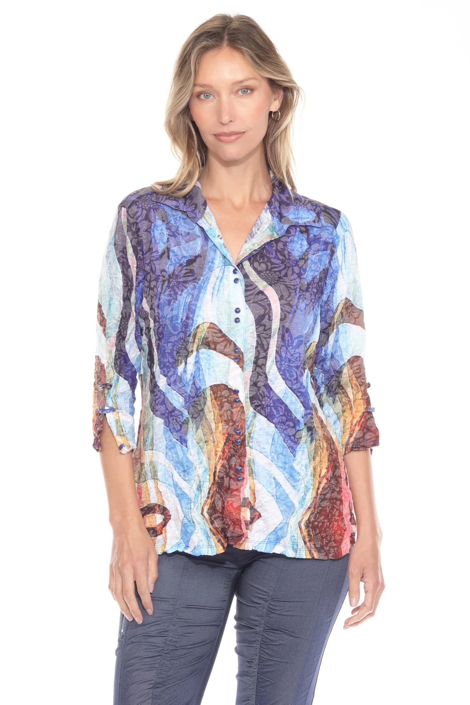 Sabrina Shirt - Amber Wave