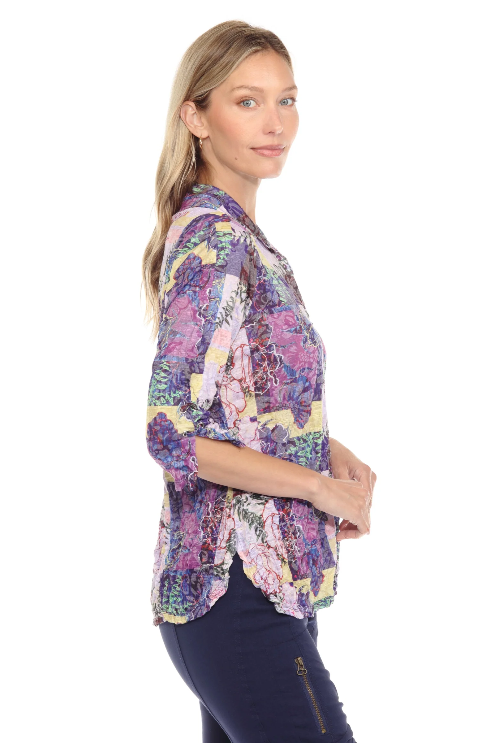 Sabrina Shirt - Orchid Mosaic - Image 5