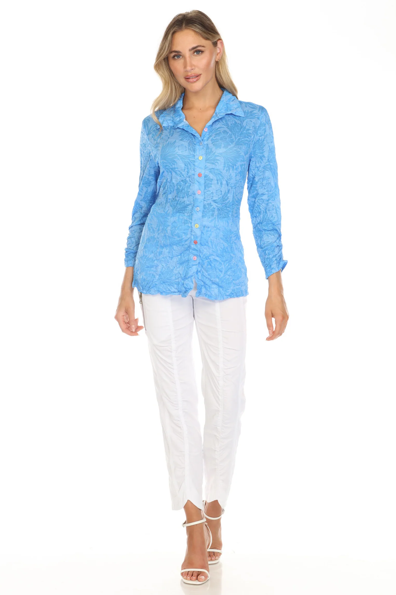Sienna Shirt w/ Color Buttons - Image 8