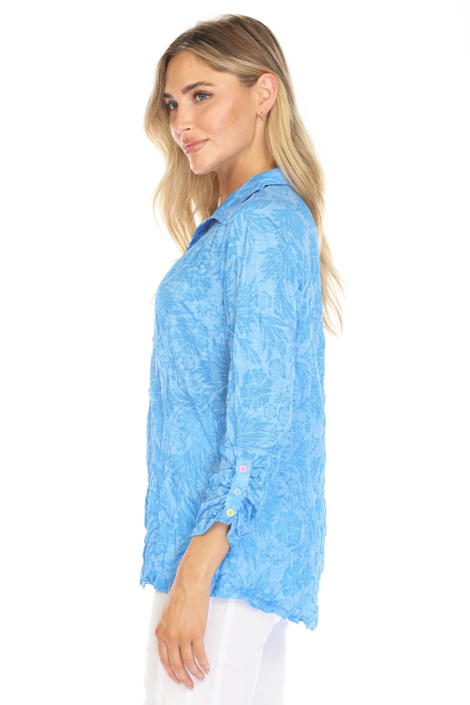 Sienna Shirt w/ Color Buttons - Image 9