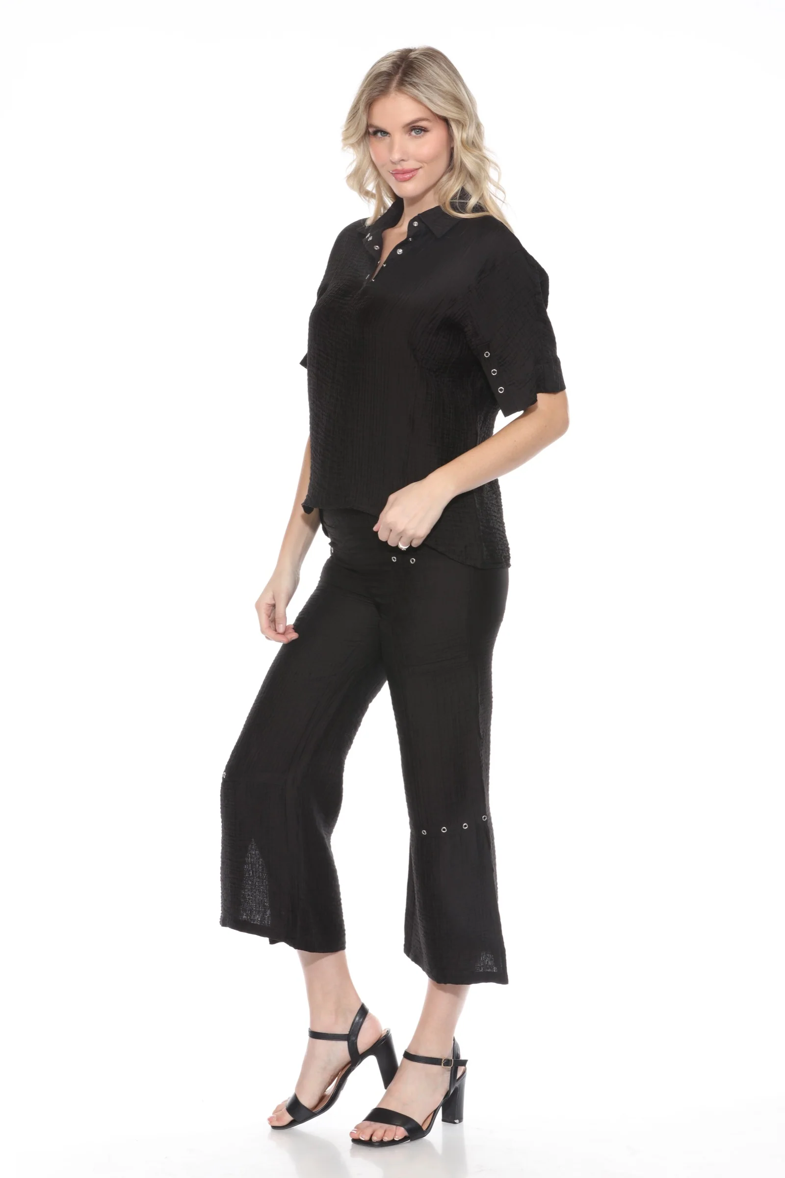 Button Tab & Rivets Matching Set - Black - Image 2