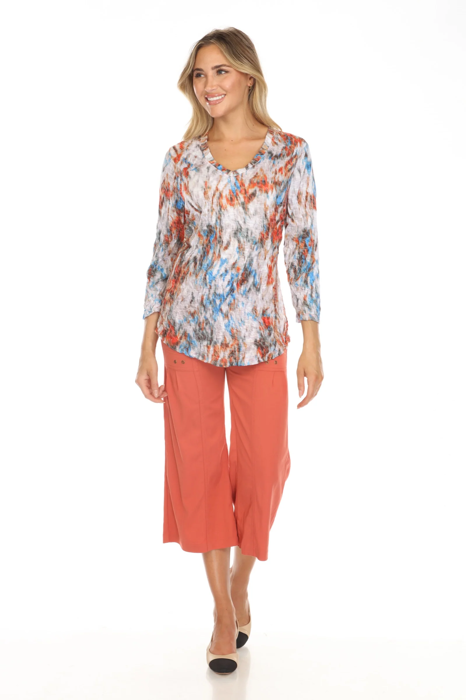V-Neck Top - Ember Haze - Image 2