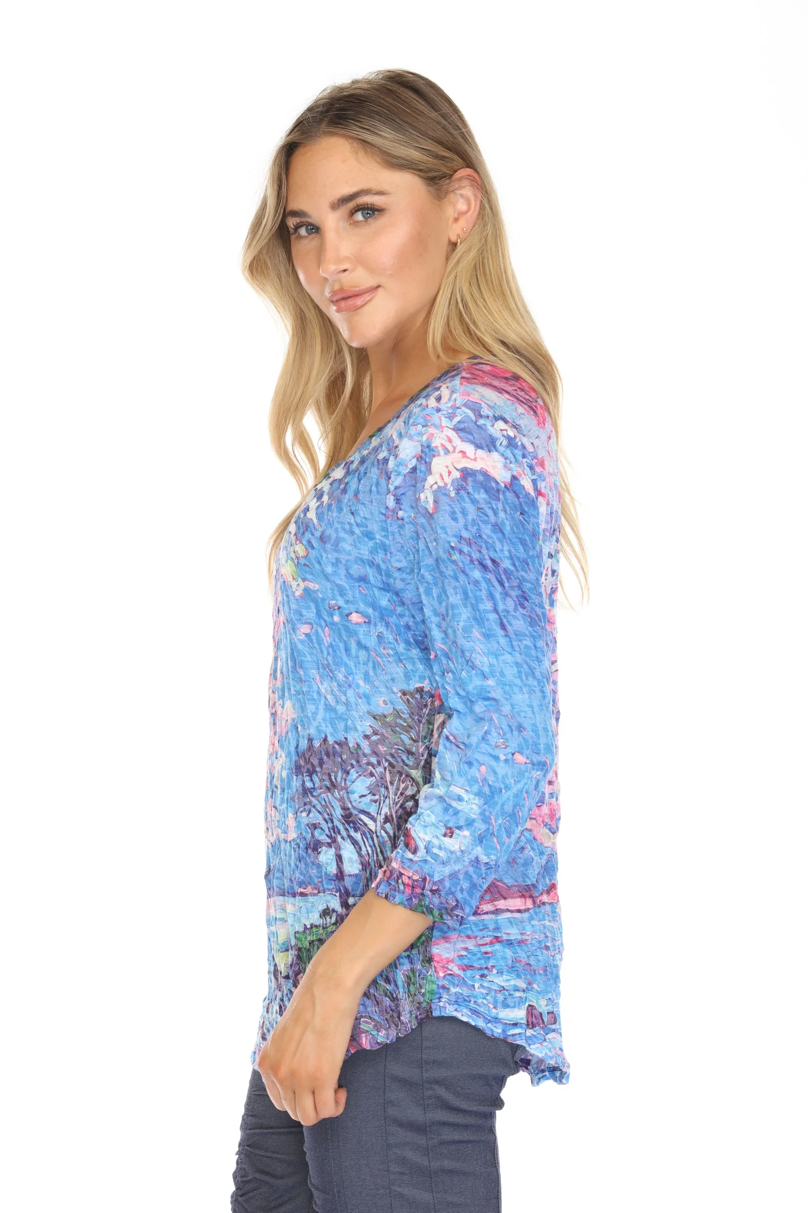 V-Neck Top - Coastal Glow - Image 5