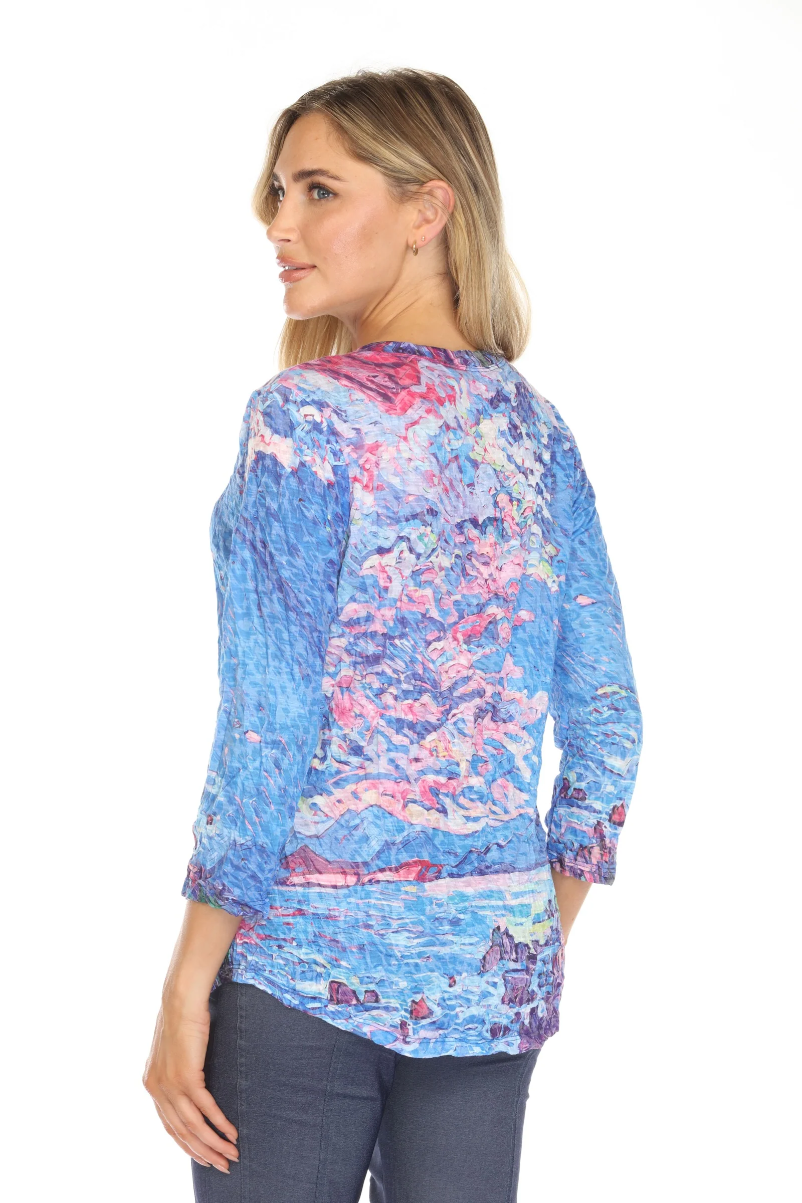 V-Neck Top - Coastal Glow - Image 6