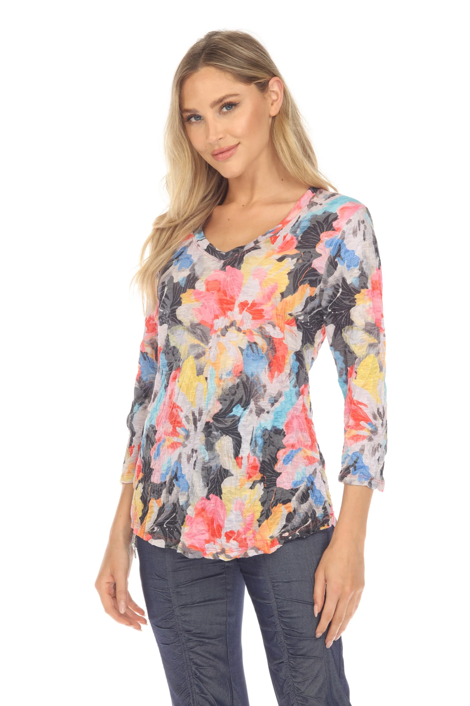 V-Neck Top - Starry Burst - Image 4