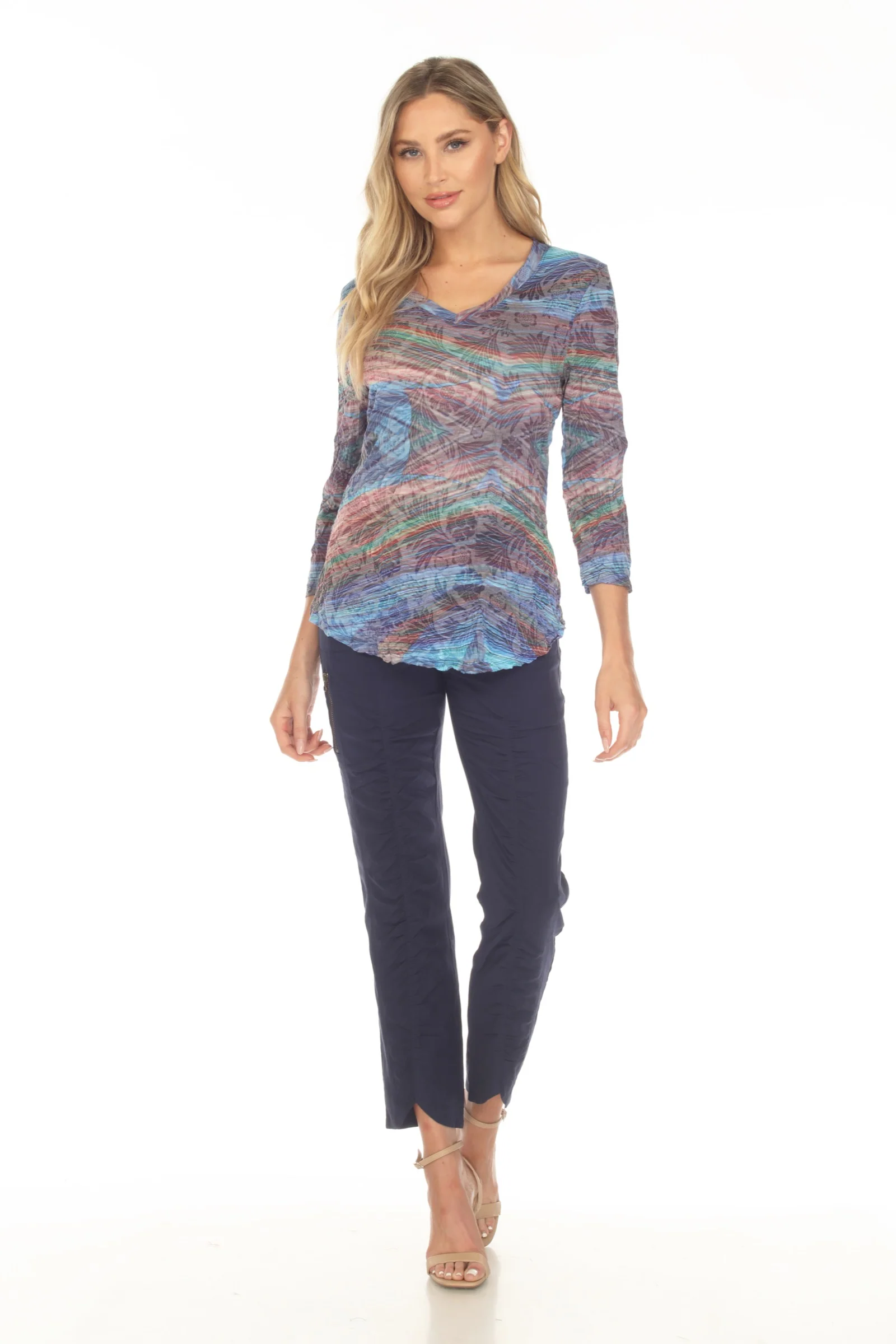 V-Neck Top - Evening Prism - Image 3