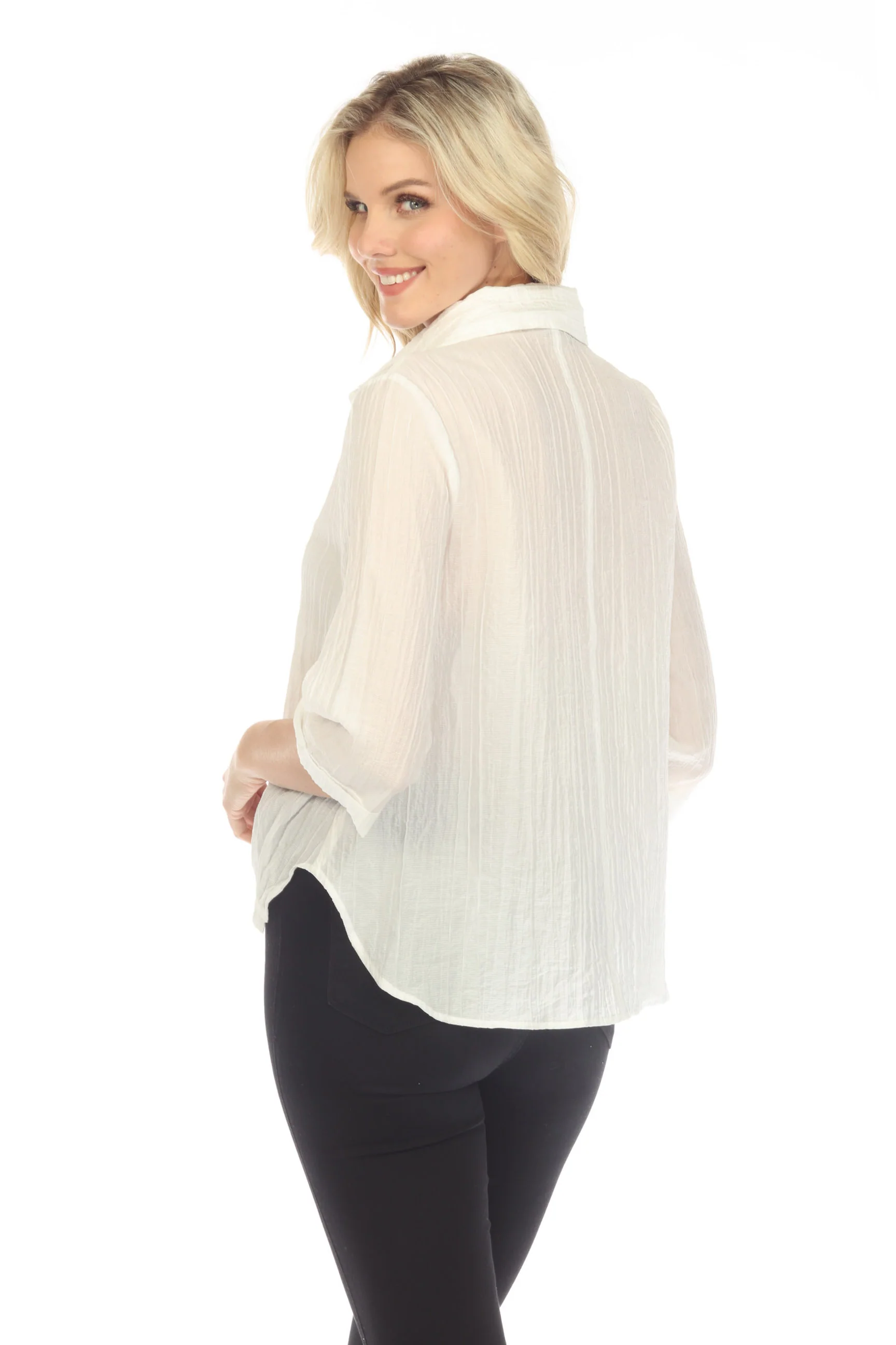 3/4 Sleeve Swing Blouse - Image 4