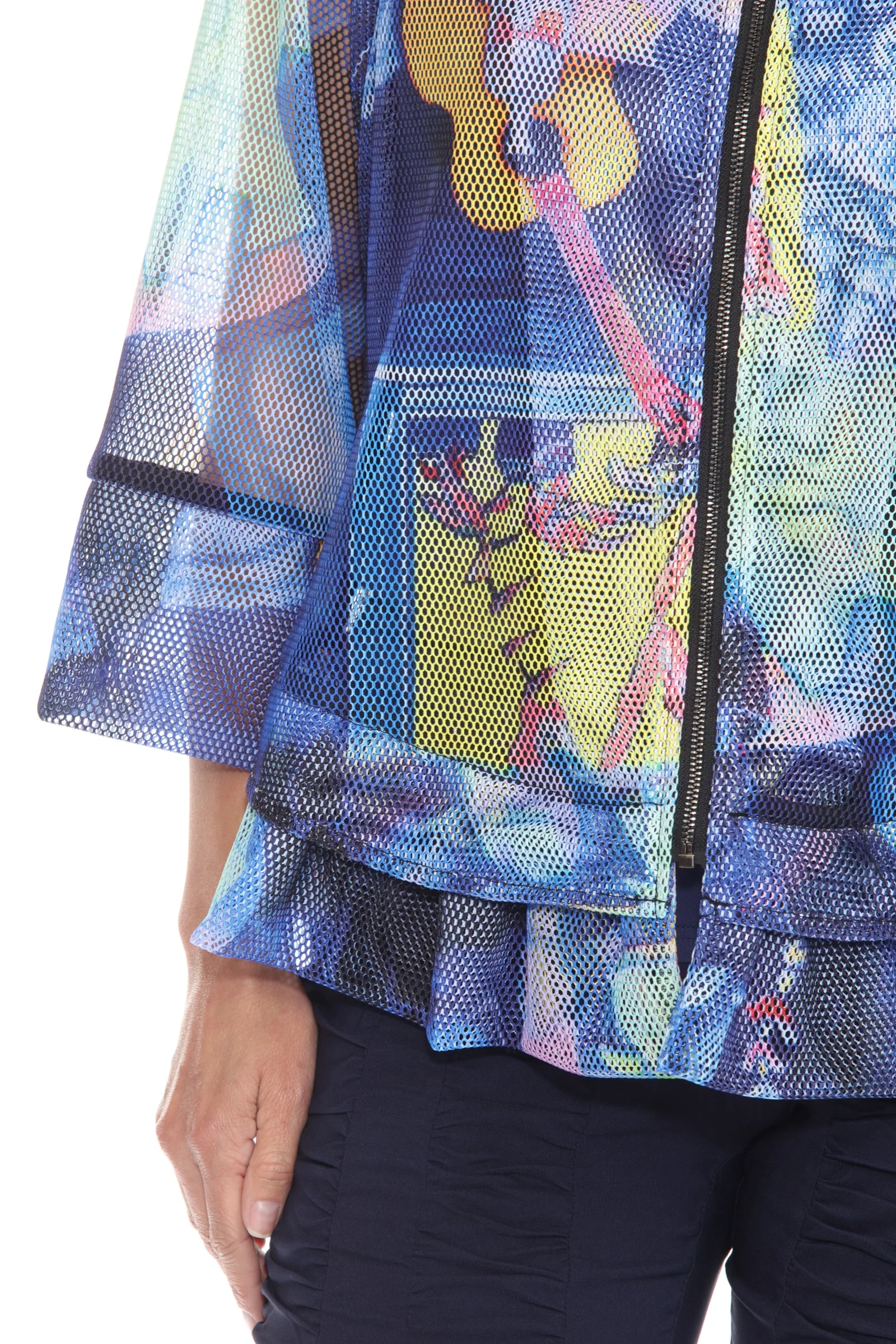Mesh Zip Swing  Jacket - Acoustic Vibe - Image 7
