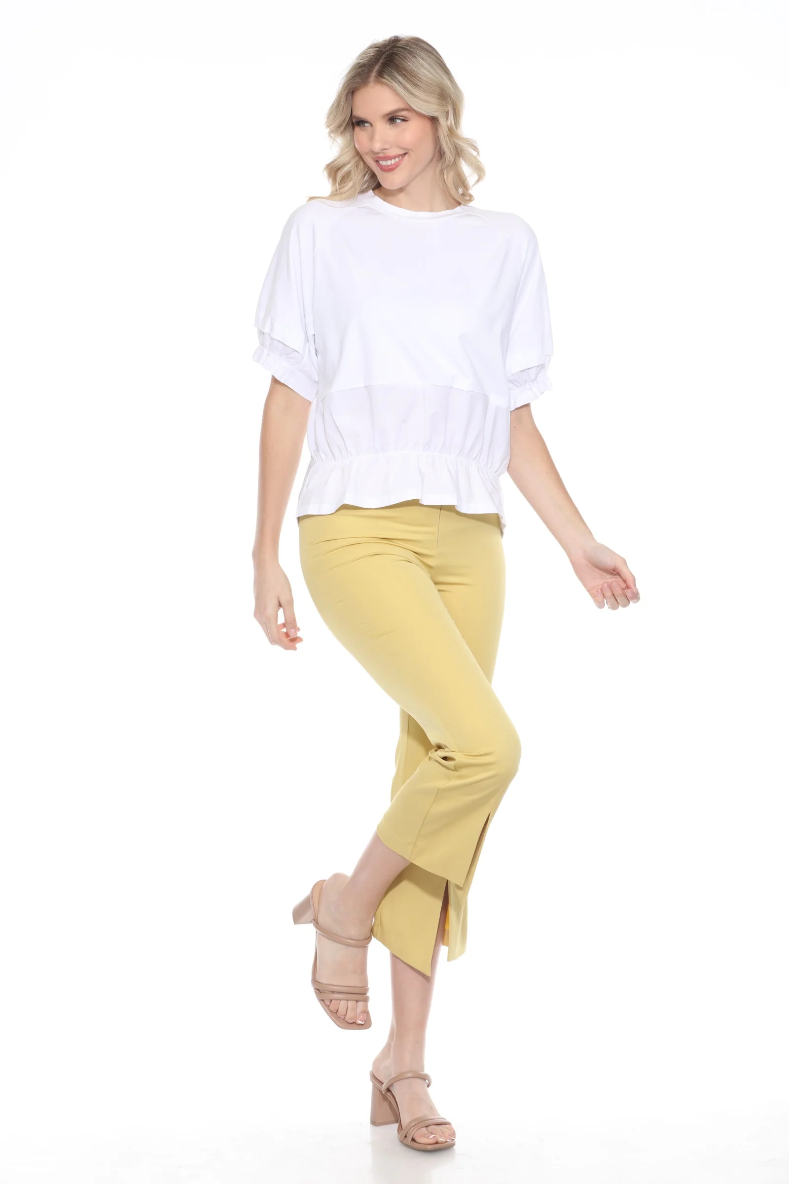 Mixed Panel Hi-Low Tee - Image 7