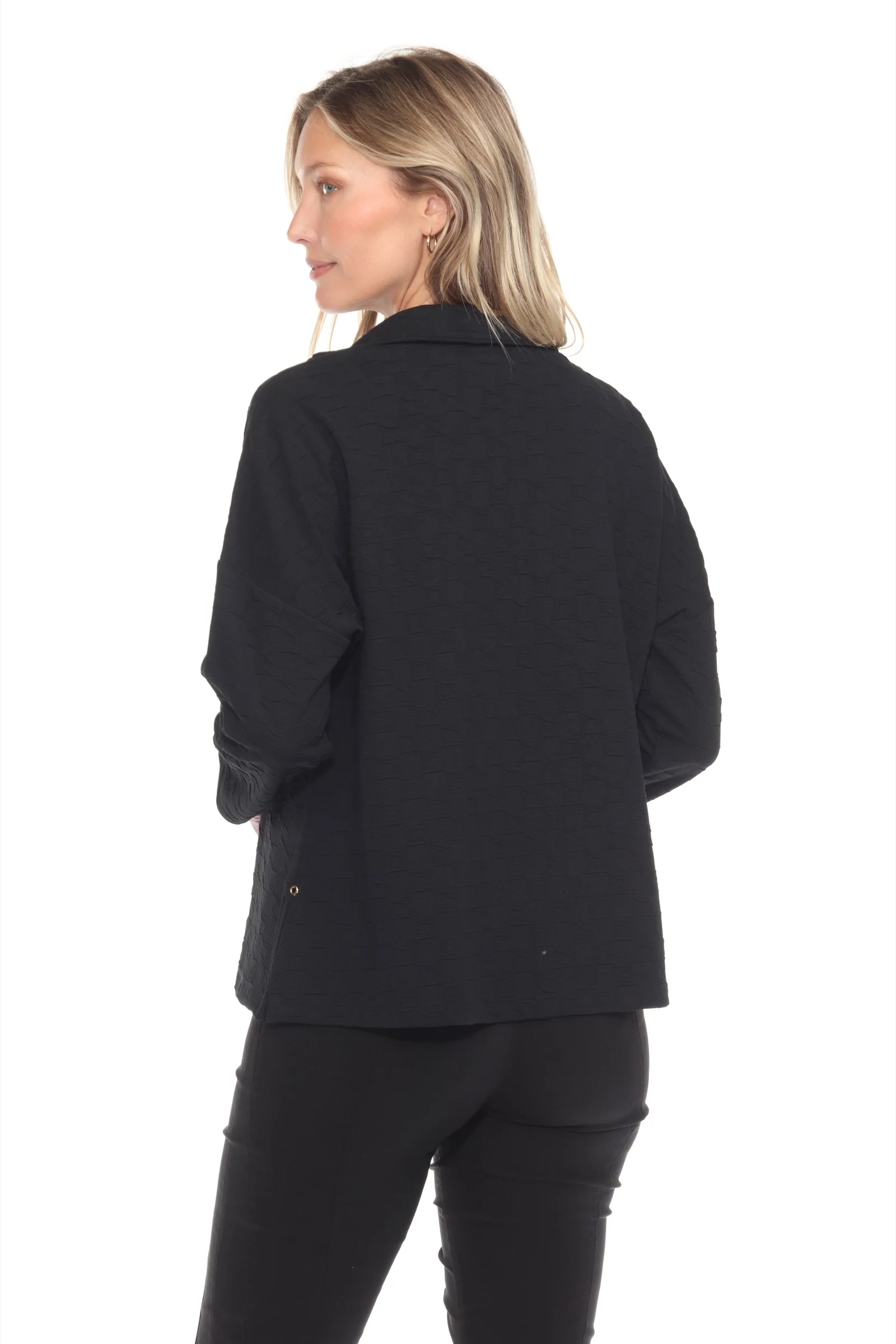 Half-Zip Textured Pullover - Image 10