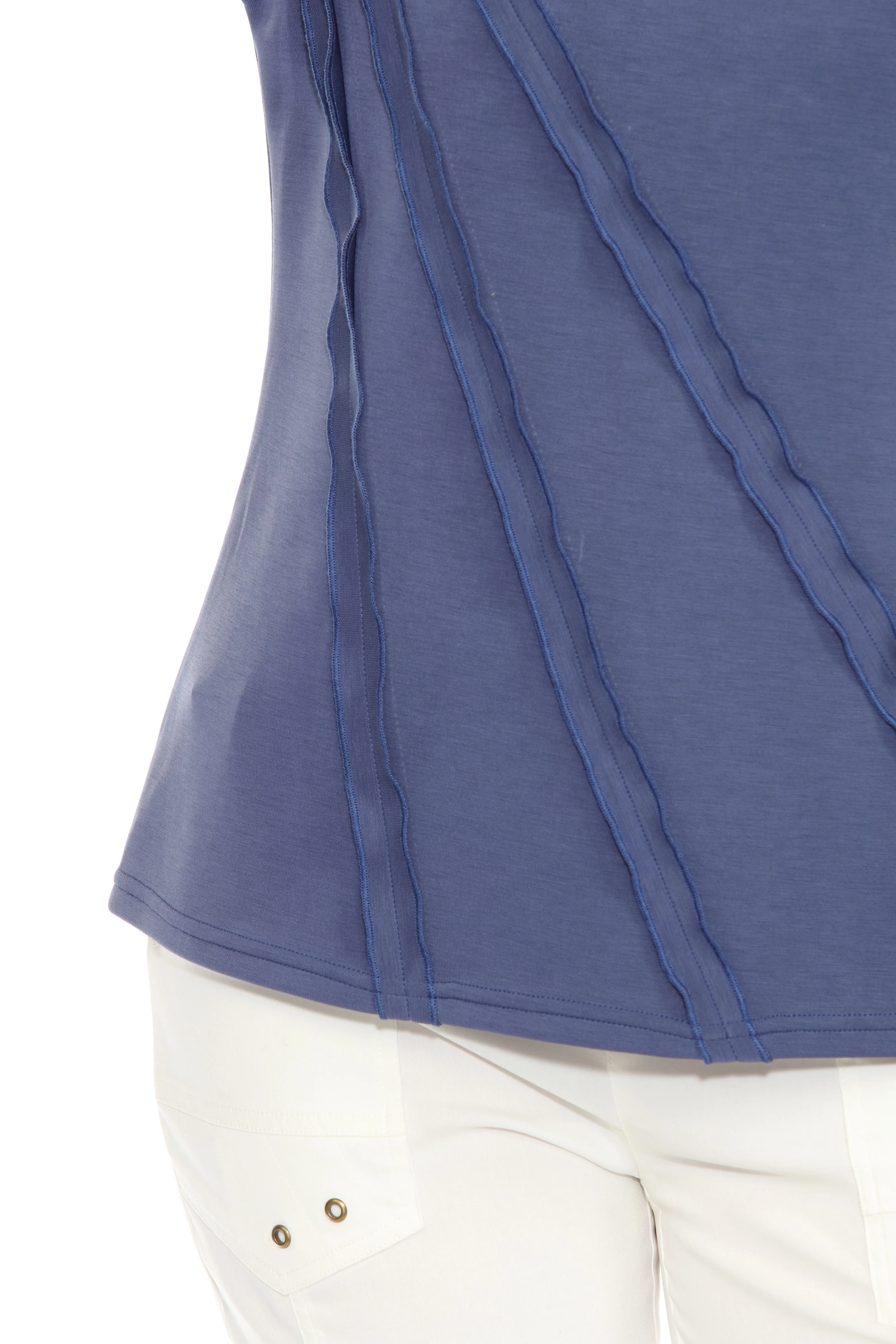 Diagonal Trim Accent Pullover - Image 11
