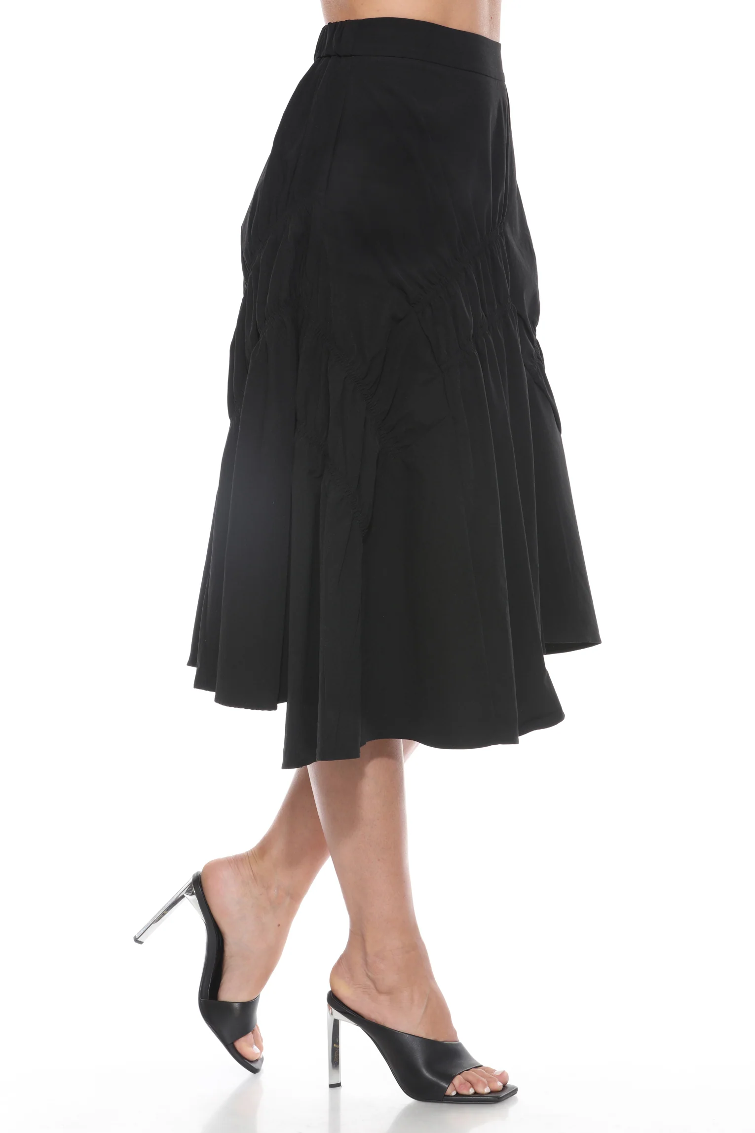 Asymmetric Flounce Skirt - Image 10