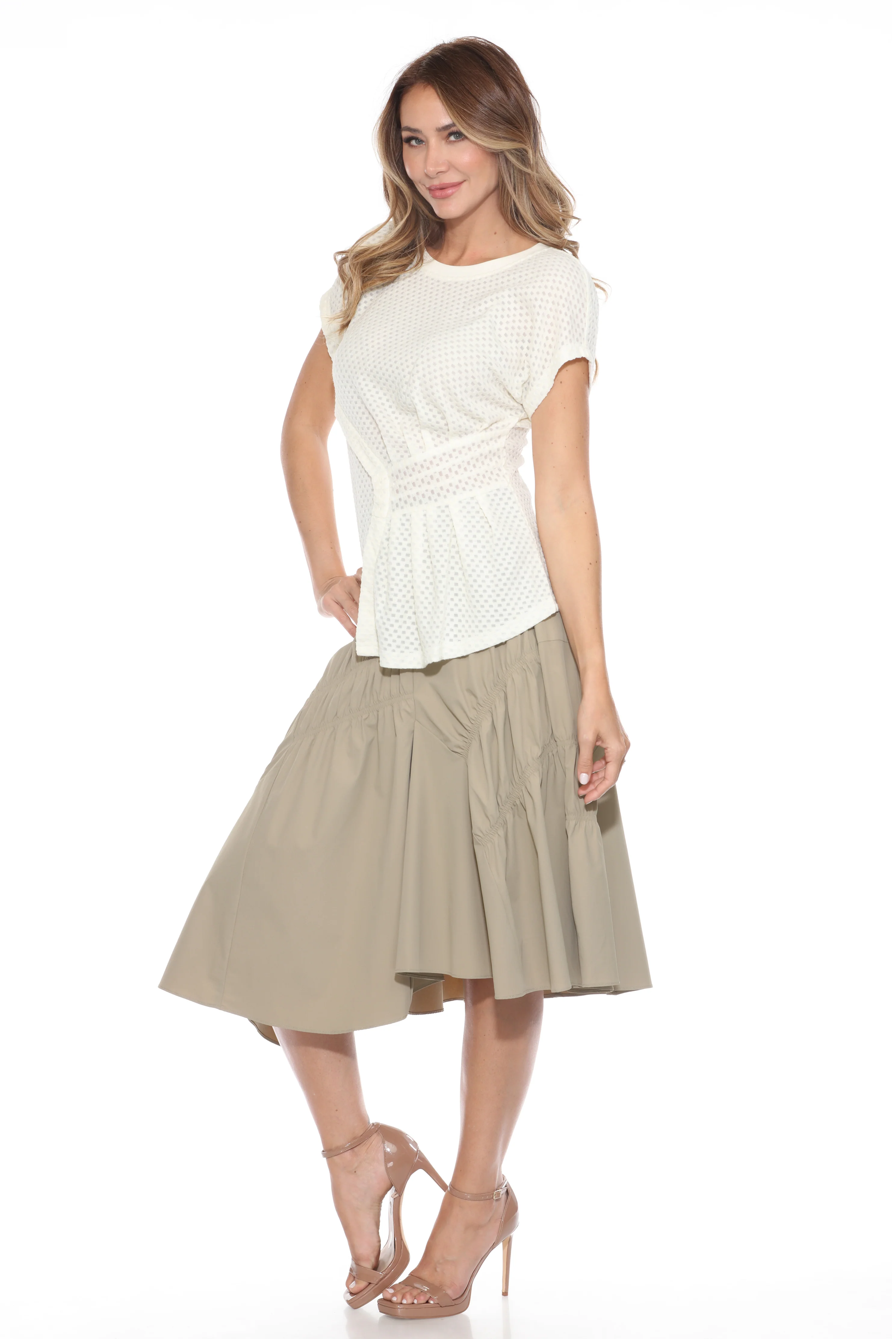 Asymmetric Flounce Skirt - Image 3