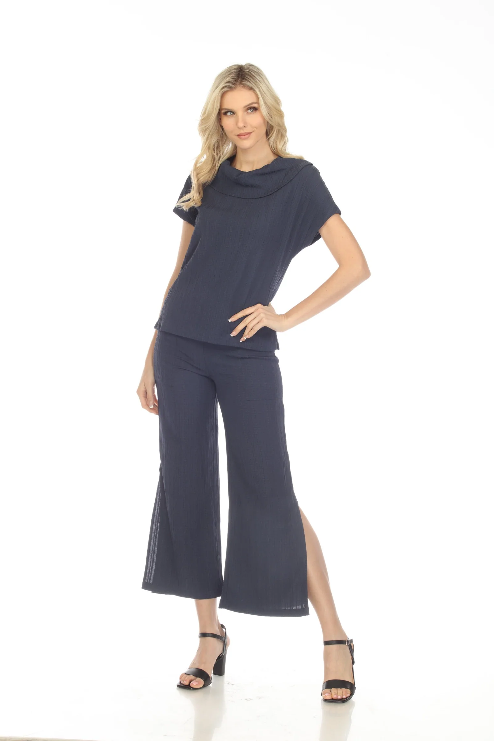 Wide Leg Split Hem Pant - Image 6