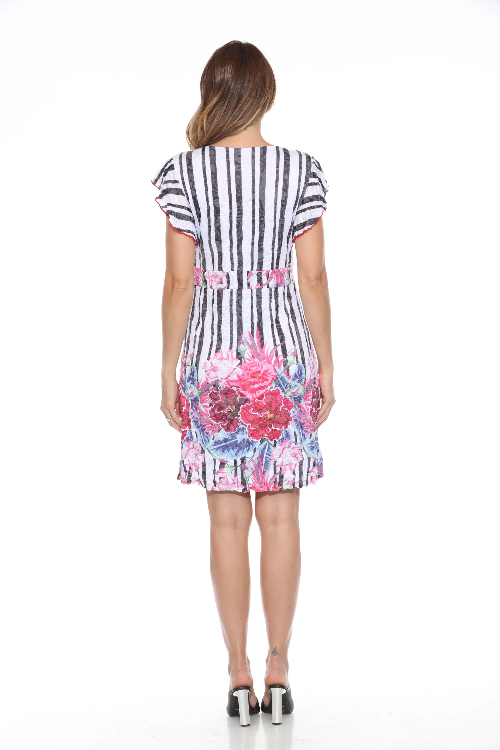 Bella Dress - Striped Blossom - Image 5