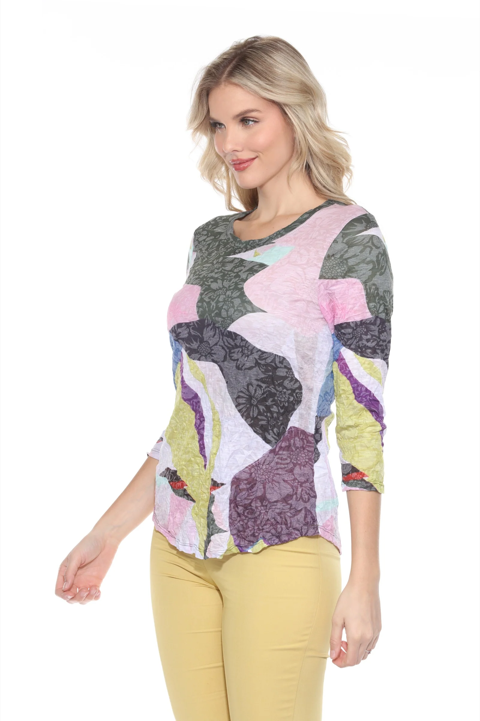 Round-Neck Top - Serene Palette - Image 4