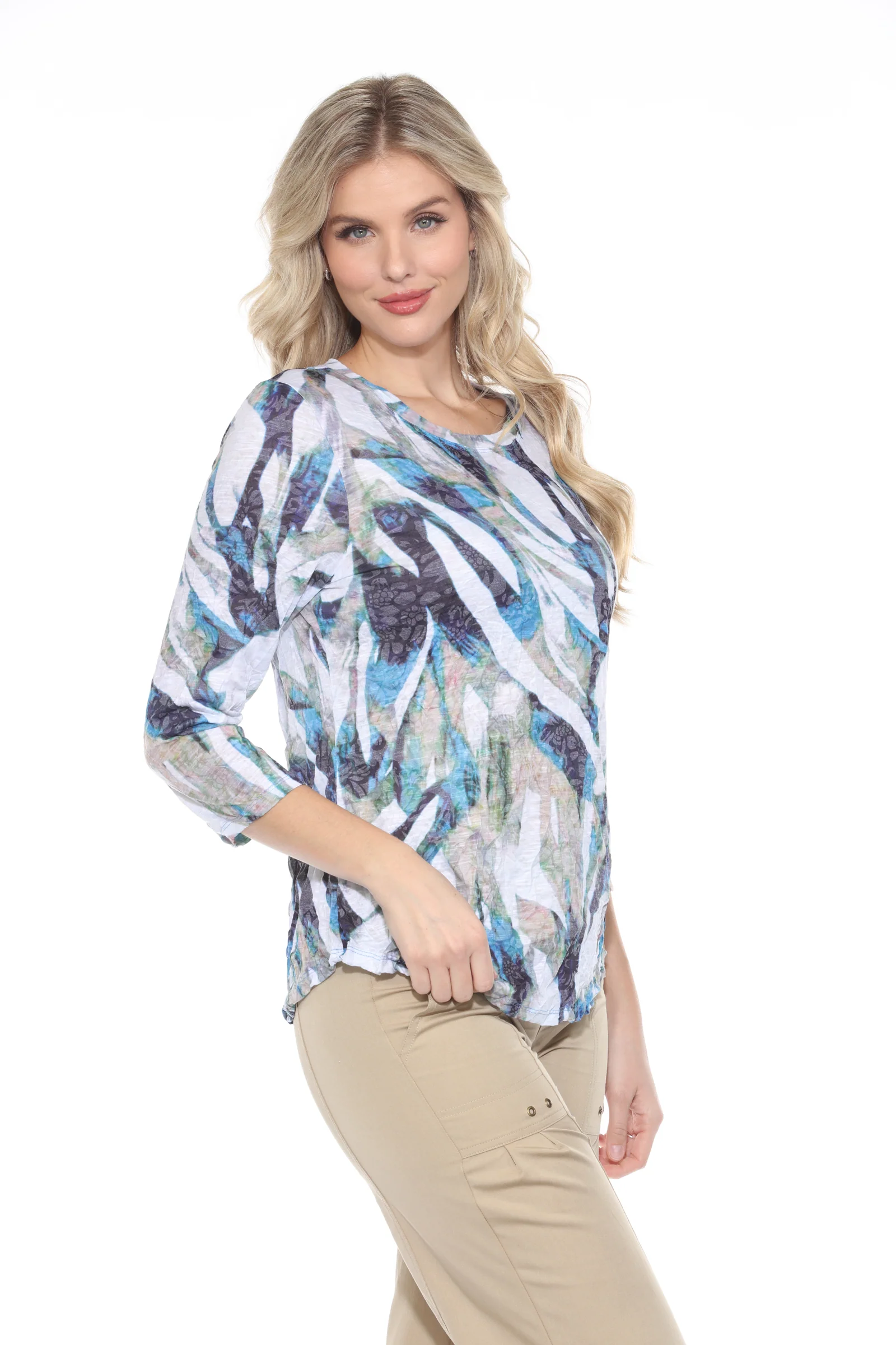 Round-Neck Top - Crystal Grove - Image 3
