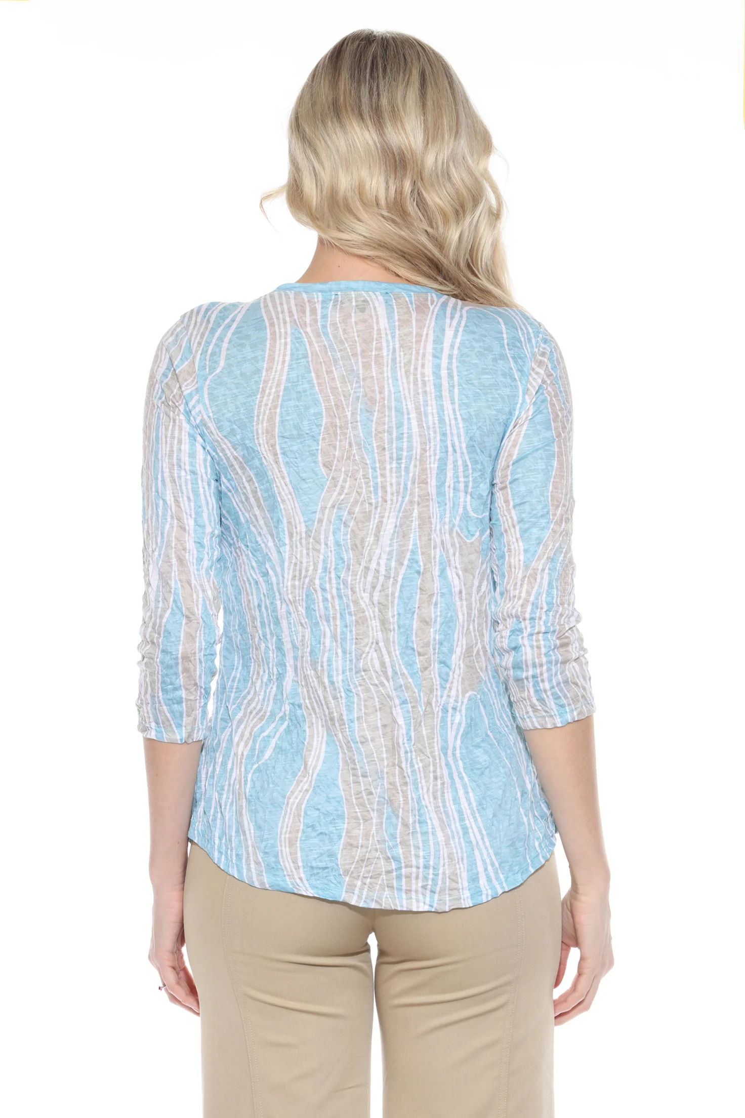 Round-Neck Top - Ocean Breeze - Image 6
