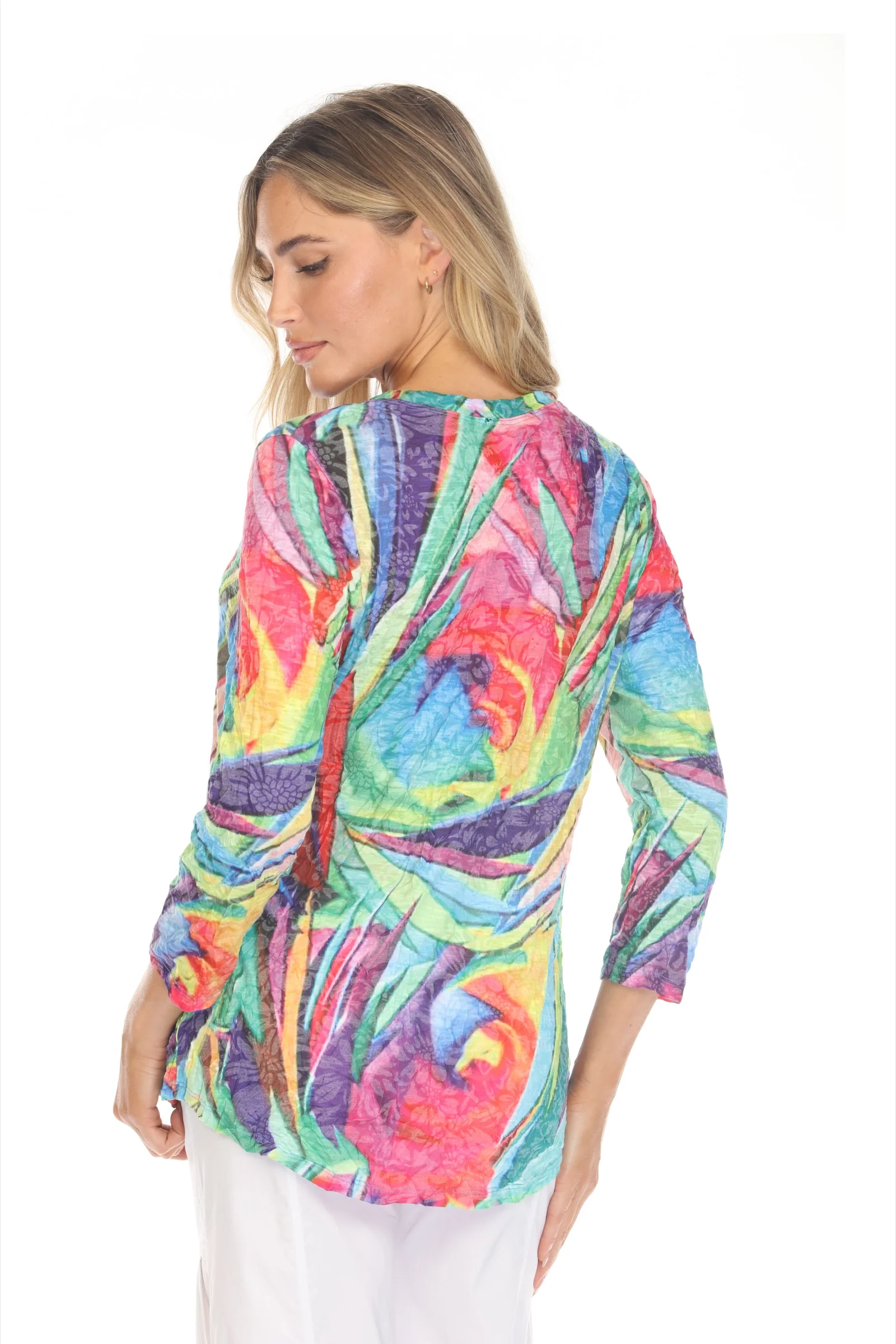 Round-Neck Top - Vibrant Burst - Image 6