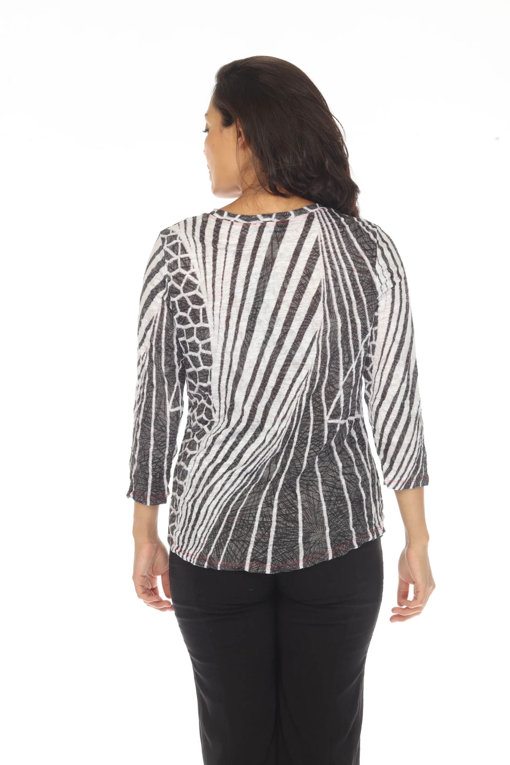 Round-Neck Top - Aspect Mix - Image 8