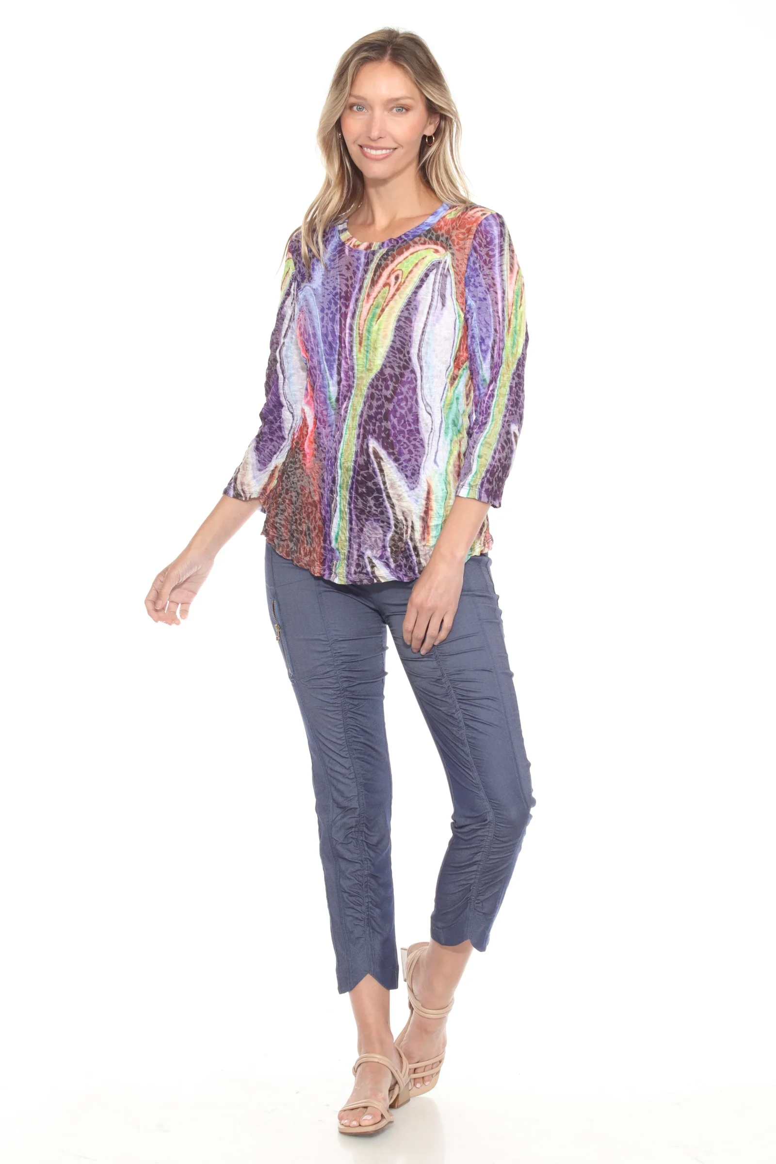 Round-Neck Top - Fusion Drift - Image 2