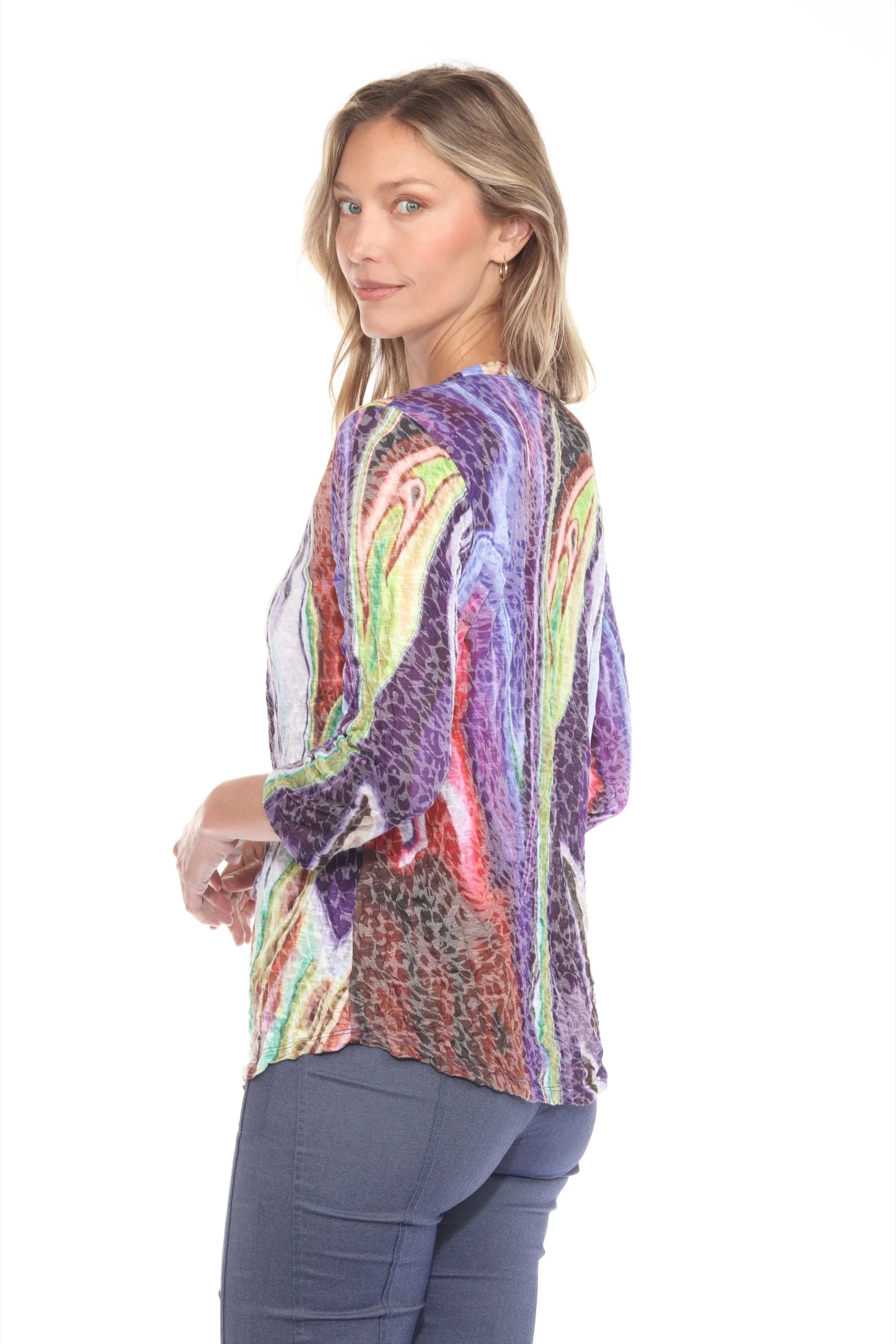 Round-Neck Top - Fusion Drift - Image 4