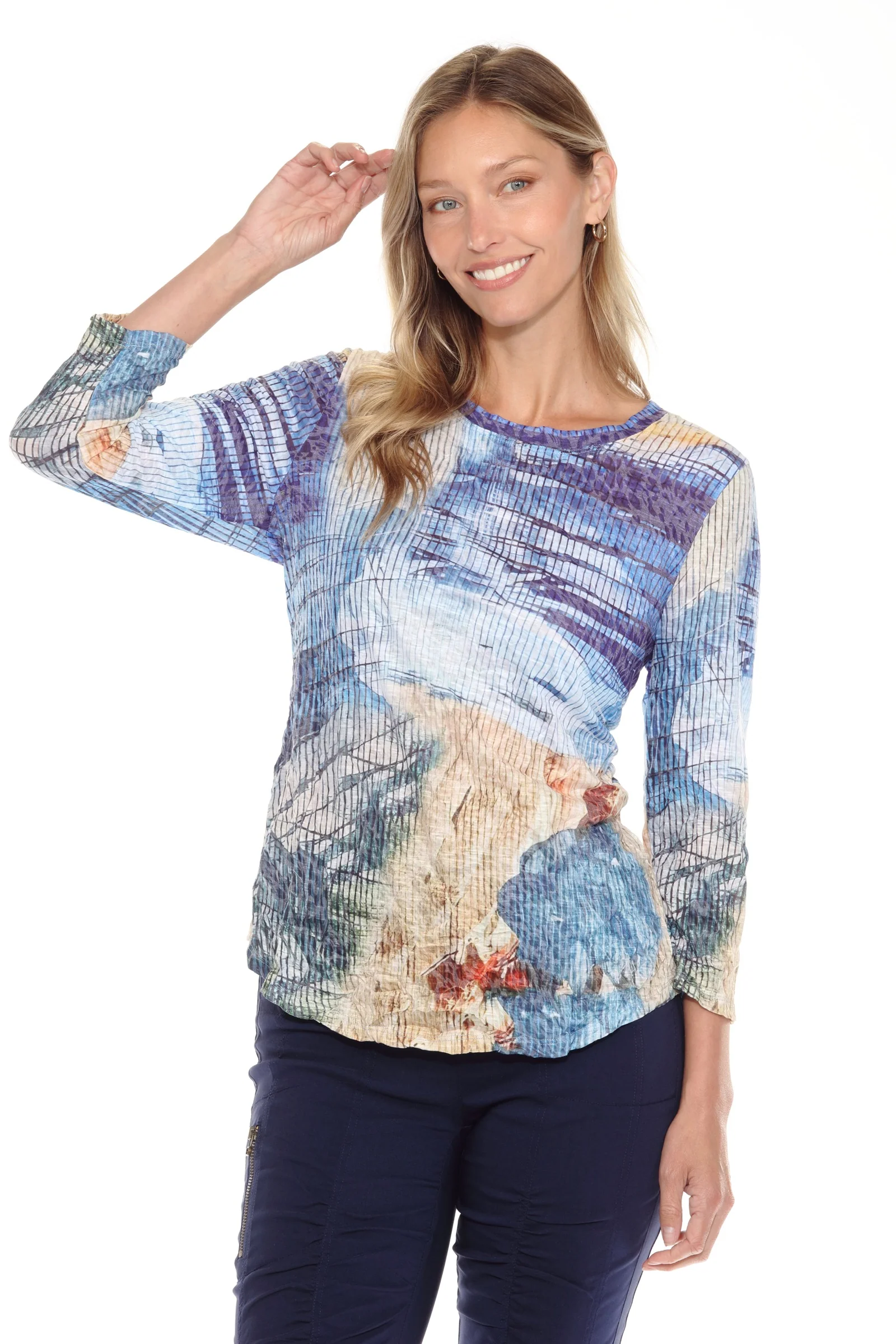 Round-Neck Top - Ocean Drift - Image 3
