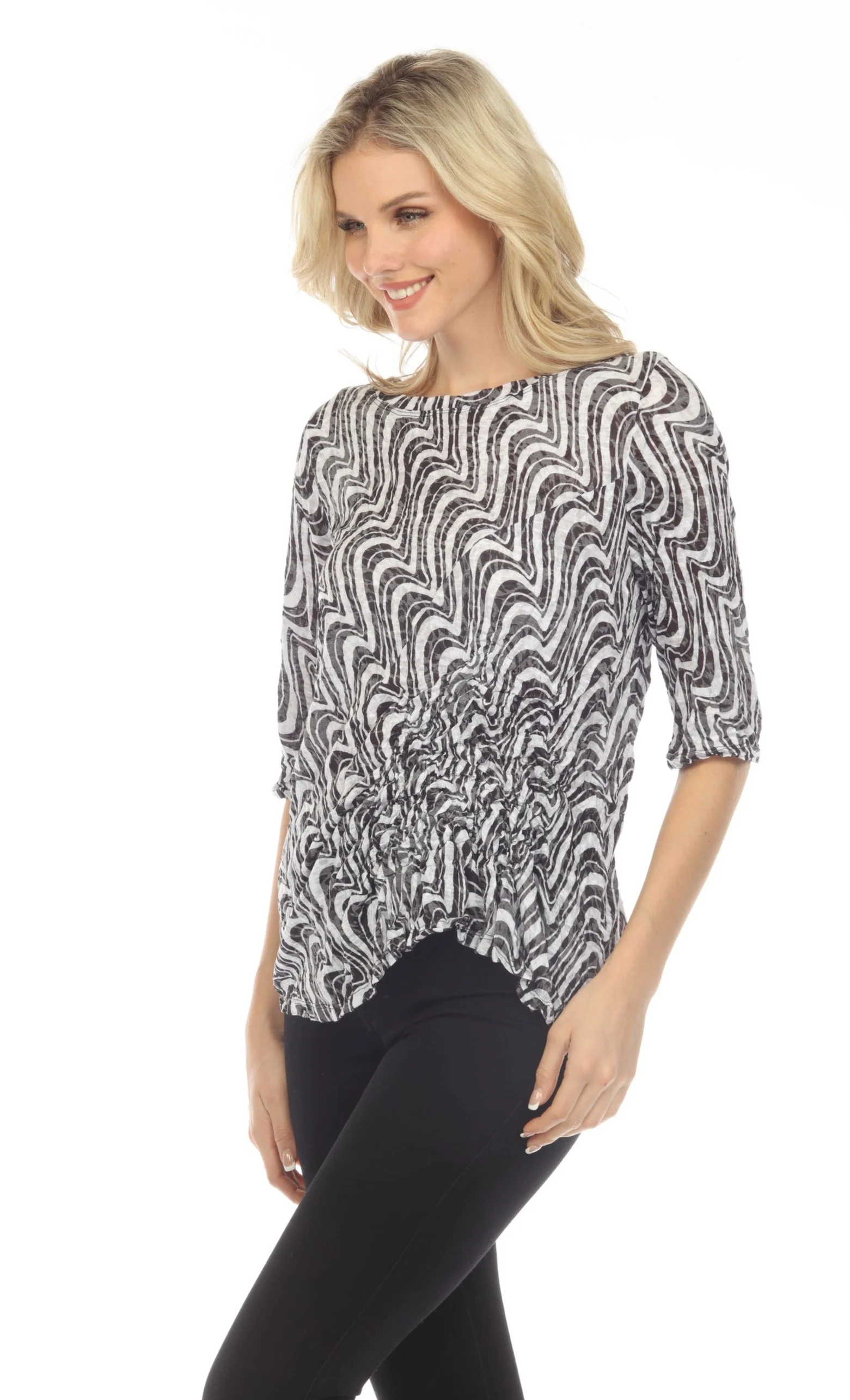 Jolene Top - Ebon Waves - Image 3
