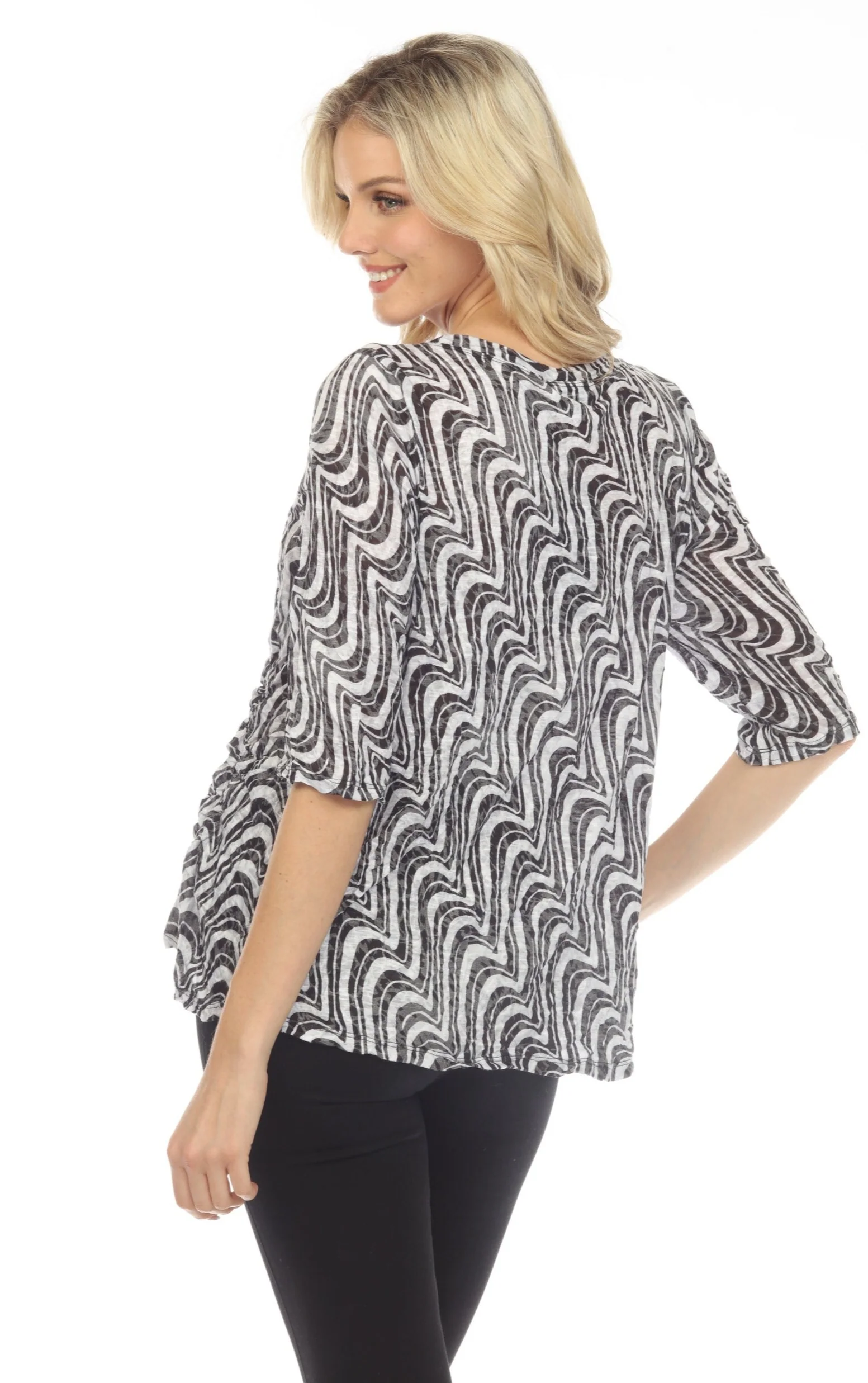 Jolene Top - Ebon Waves - Image 4