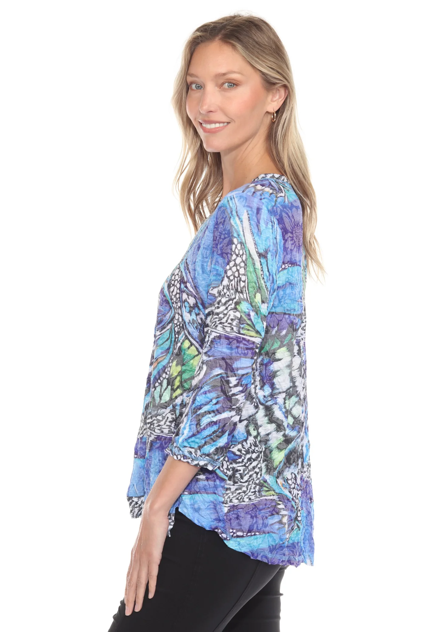 Julia Top - Sapphire Flutter - Image 3