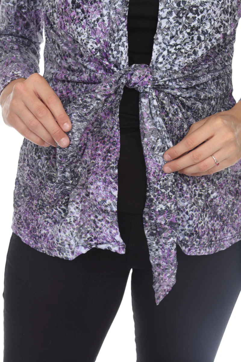 Elle Cardigan - Violet Impact - Image 5