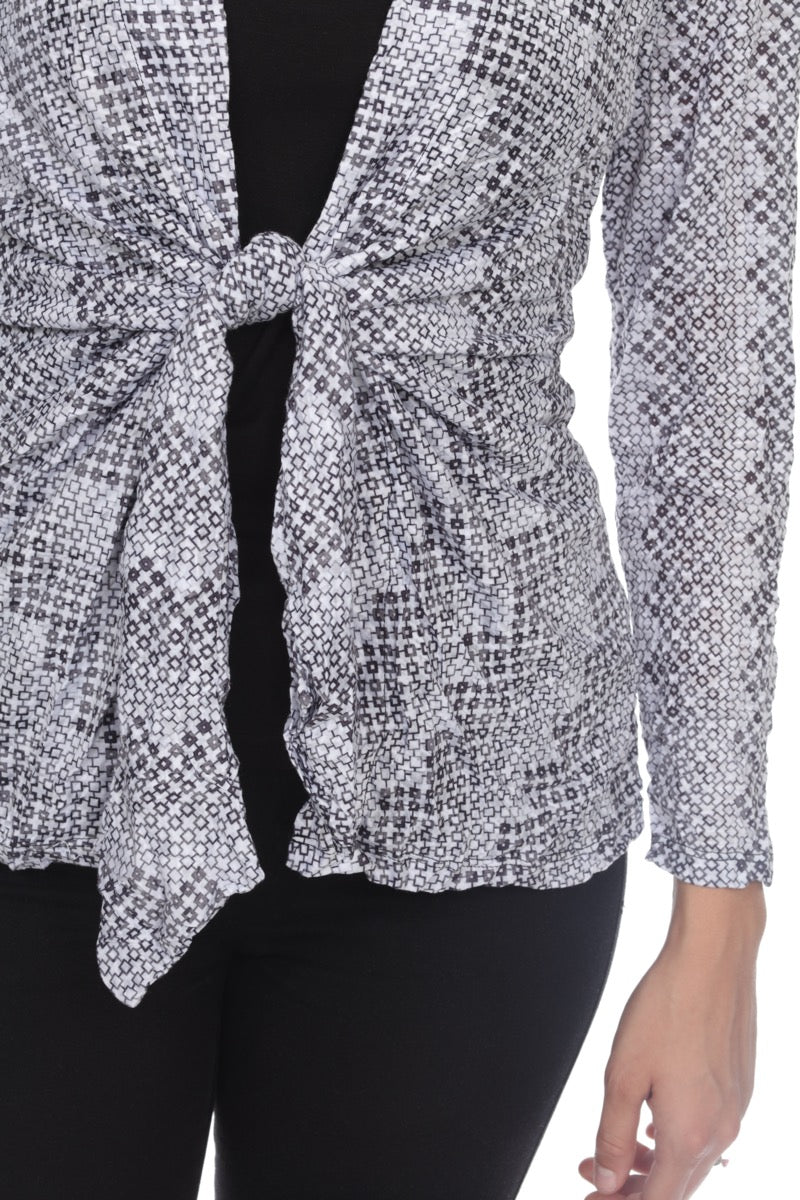 Elle Cardigan - Silver Sequin - Image 6