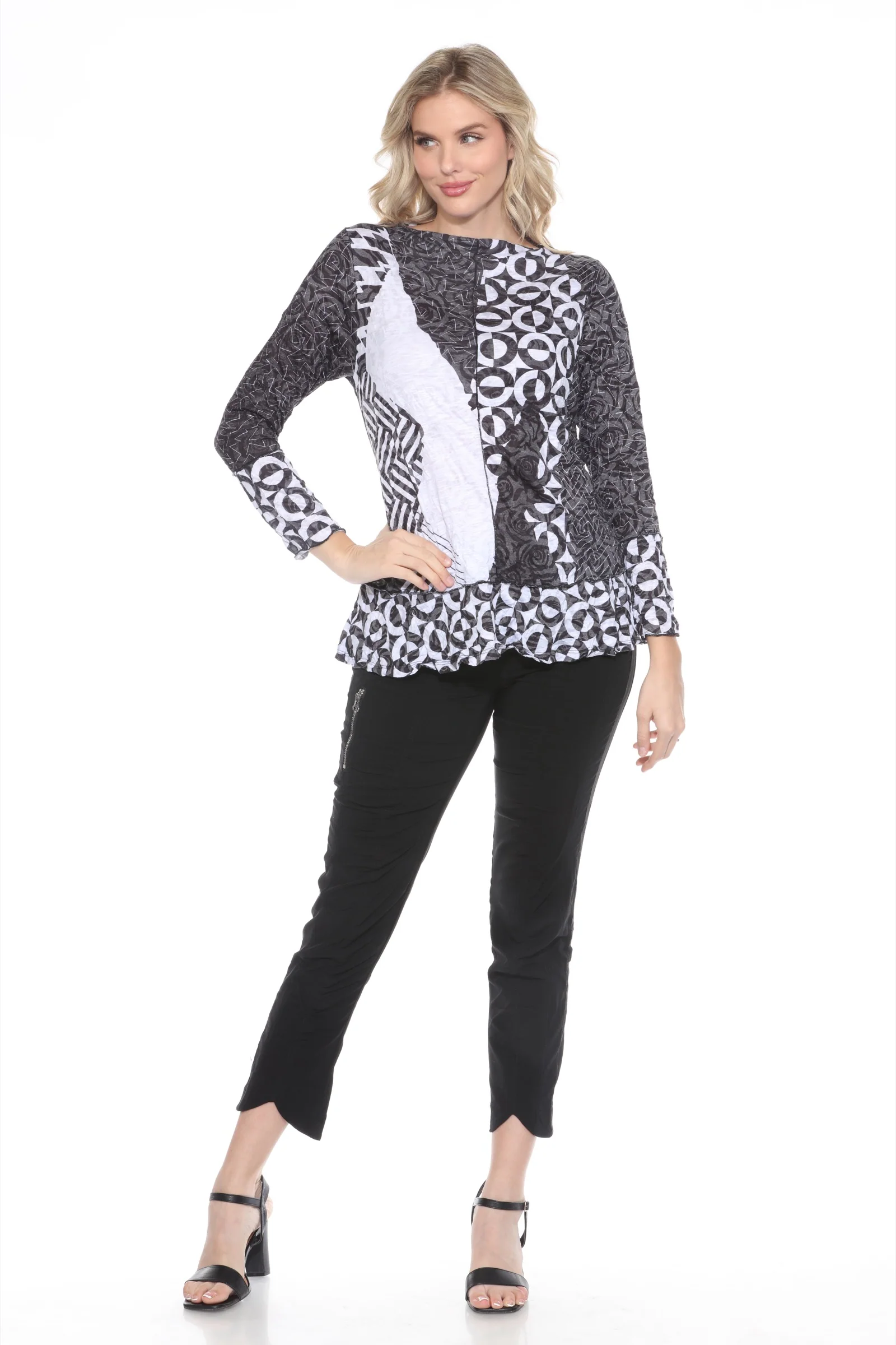 Melinda Top - Monochrome Mix - Image 2