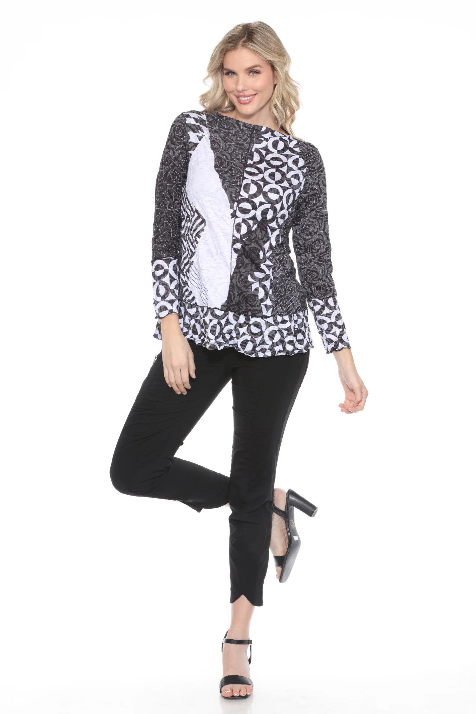 Melinda Top - Monochrome Mix - Image 3