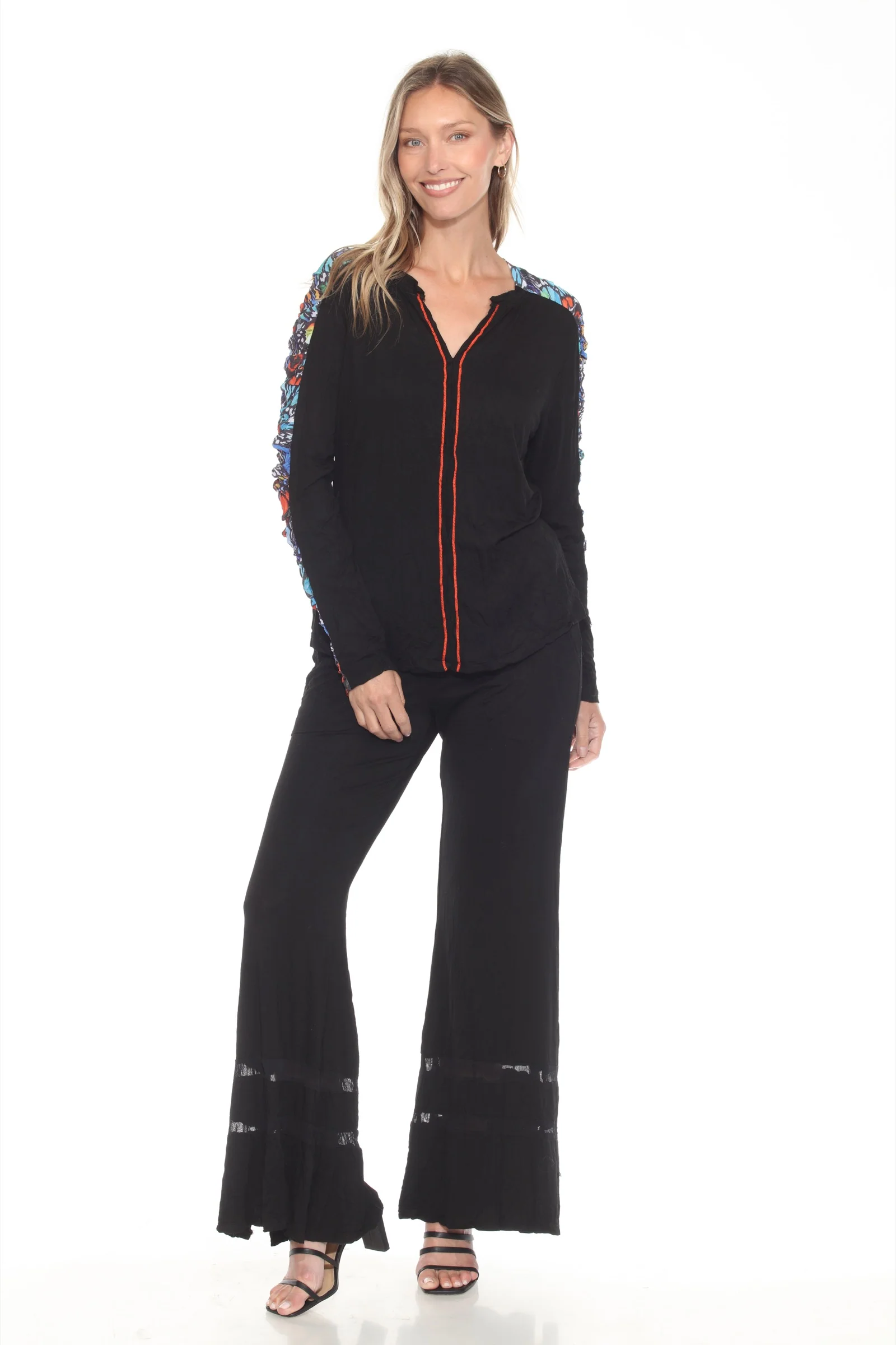 Penelope Top - Red Multi - Image 3