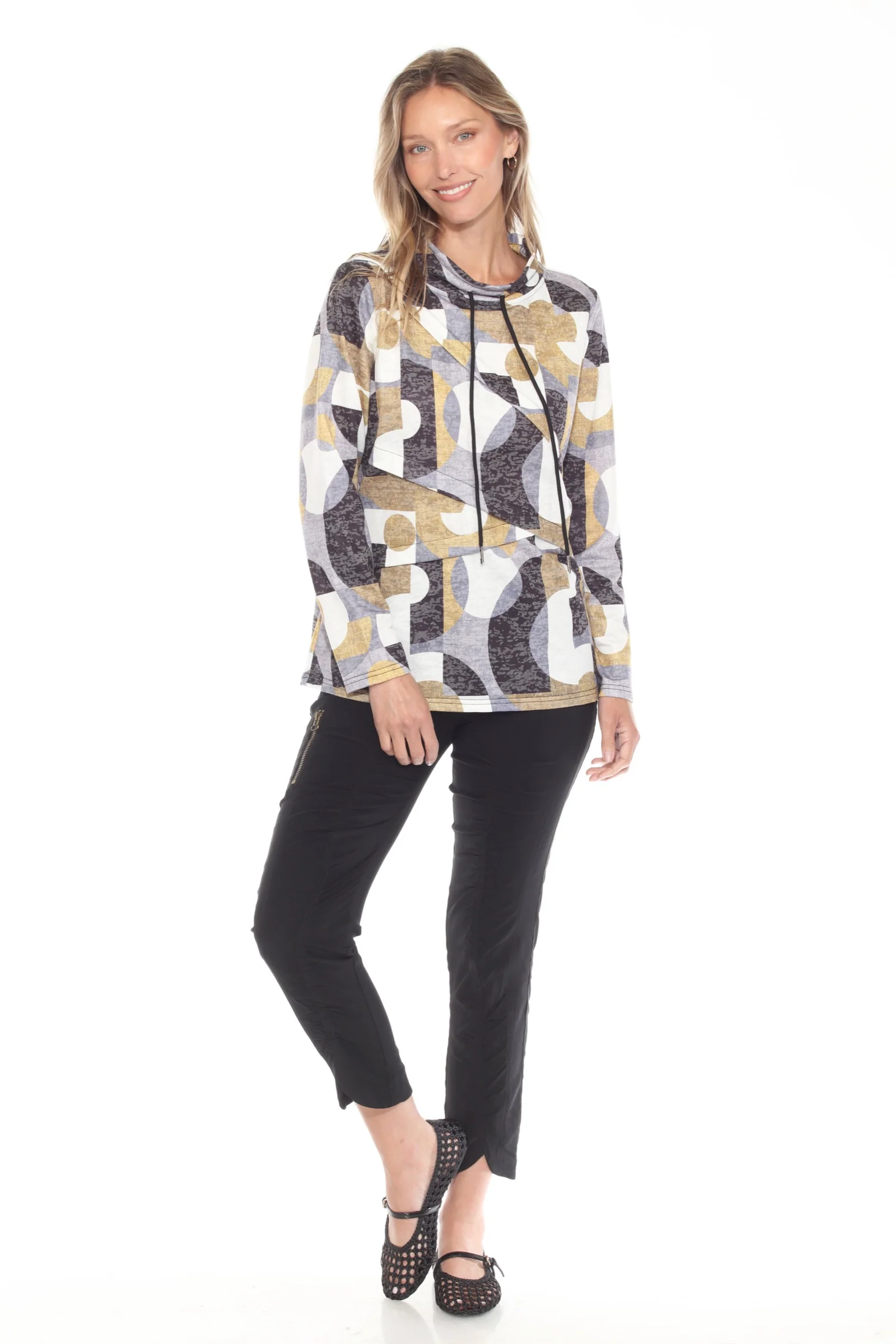 Jillian Pullover - Modern Circles - Image 3