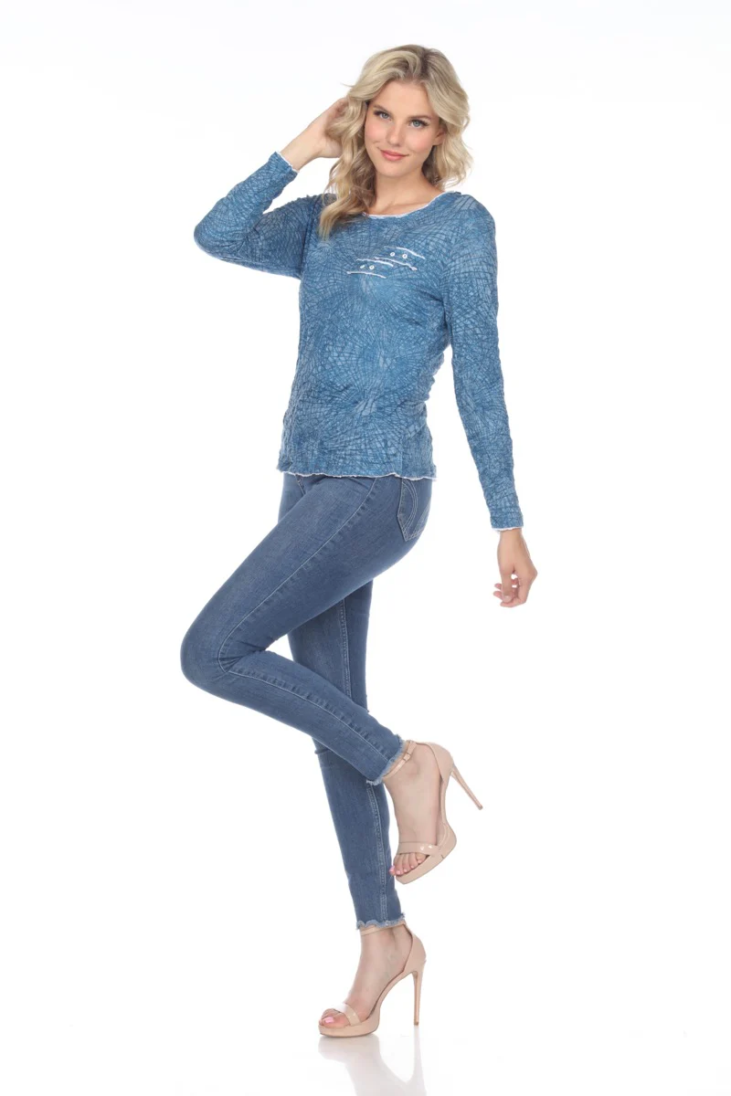 Sara Top - Blue - Image 2